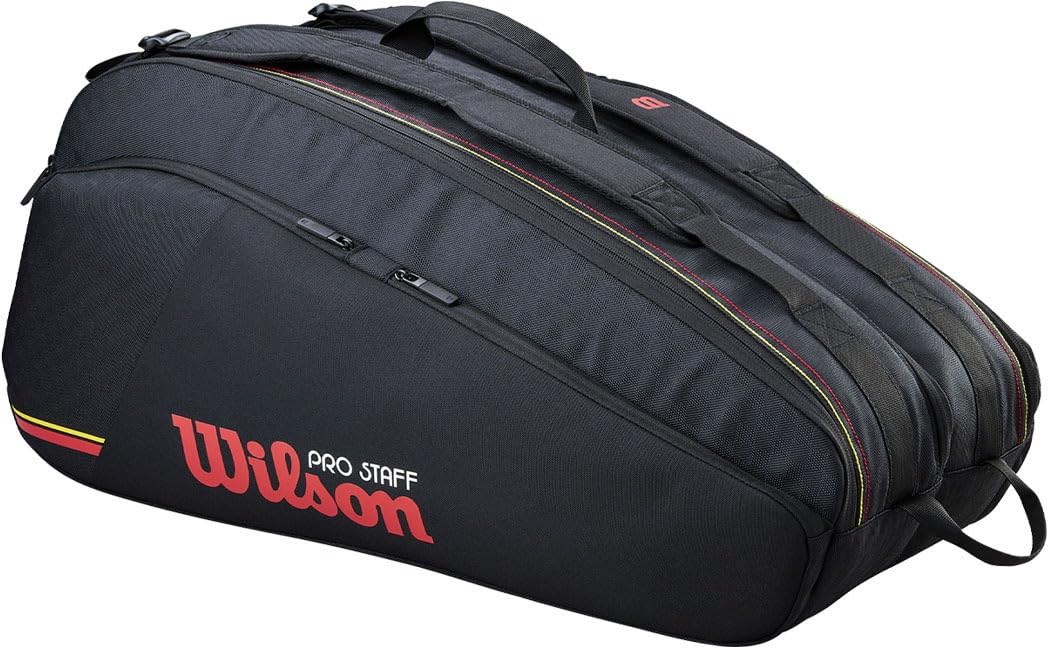 Wilson WR8053801001 PRO STAFF CLASSIC Tennis Racket Bag, Holds up